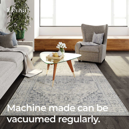 Eviva Venus 6' x 9' Geometric Gray Rug