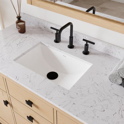 Artemis 42 in. Oak Single Sink Bath Vanity with Arabescato Engineered Stone Top and Undermount Porcelain Sink - Bathroom Vanity by Eviva