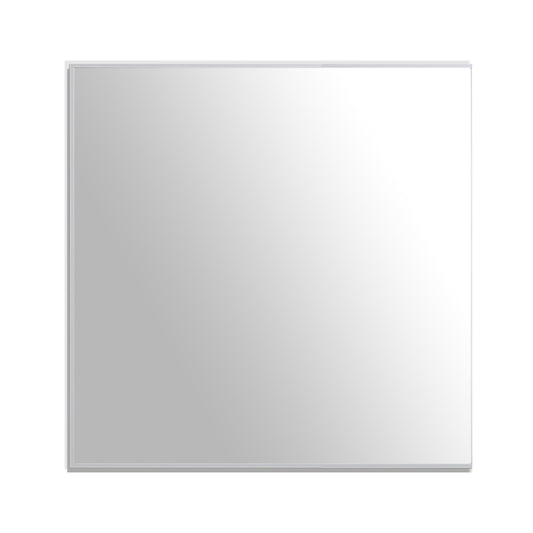 Eviva Sax 30" Brushed Metal Frame Bathroom Wall Mirror