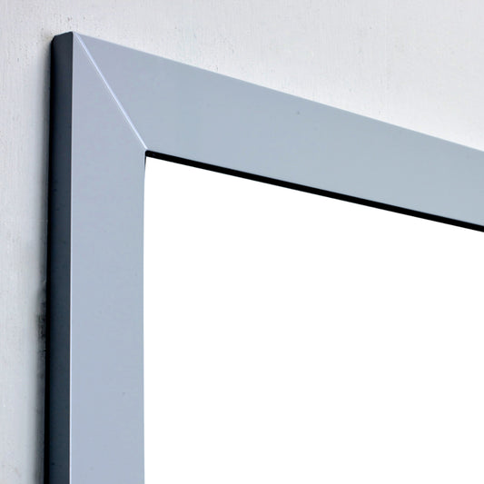 Eviva Aberdeen 30" Gray Framed Bathroom Wall Mirror