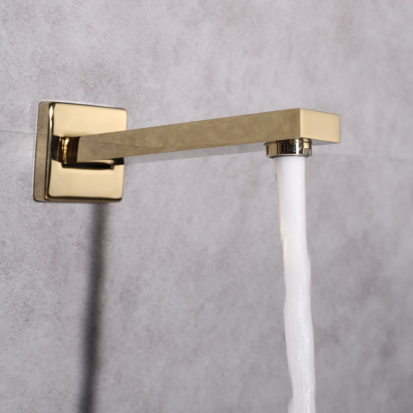 Eviva Beverly Gold Coated Shower and Tub Faucet Set