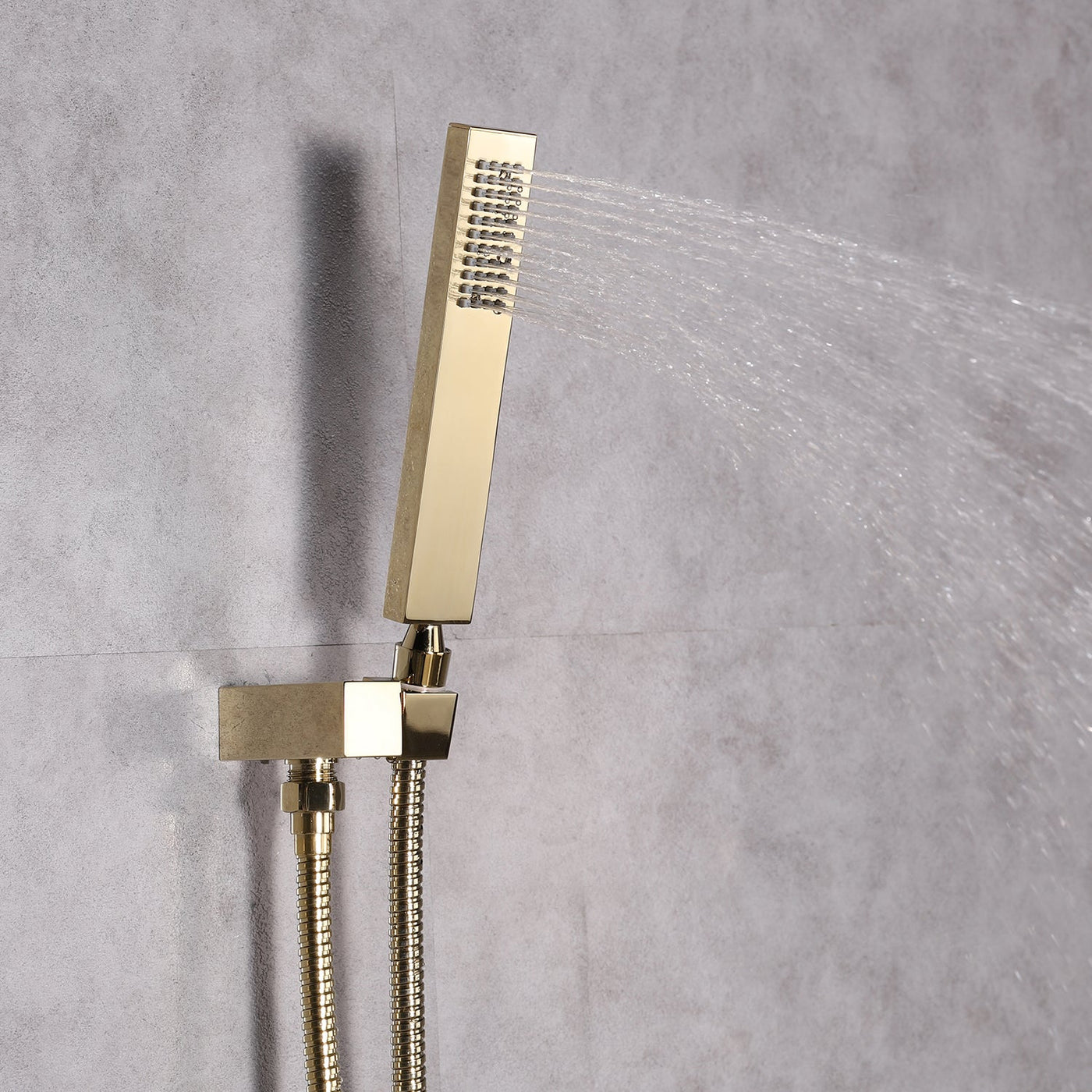 Eviva Beverly Gold Coated Shower and Tub Faucet Set