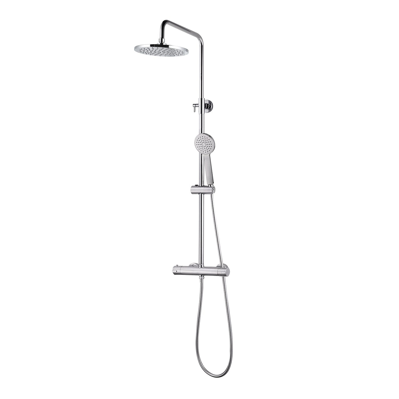 Eviva Bianca Chrome Thermostatic Round Shower Column