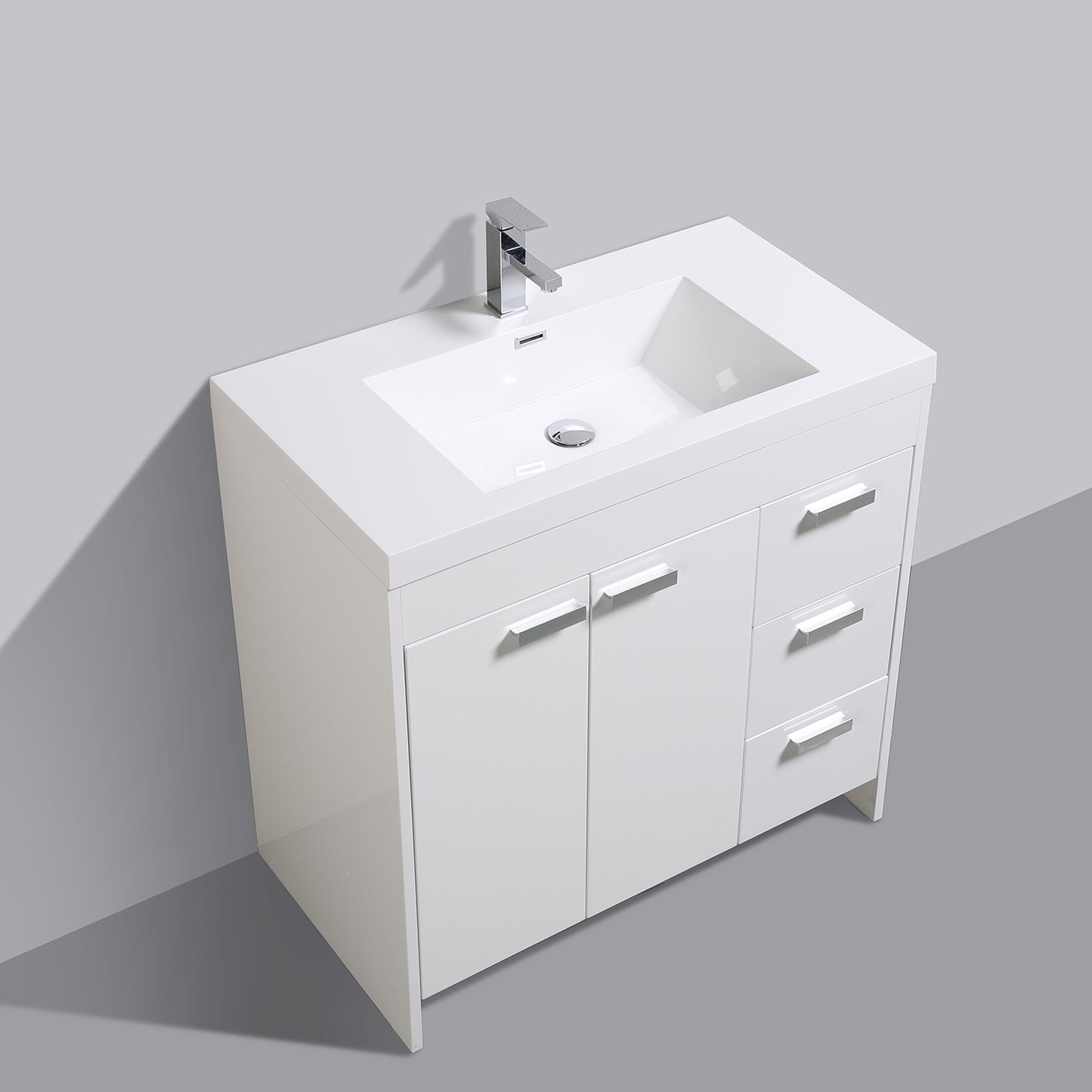 Eviva Lugano 36 inch White Bathroom Vanity