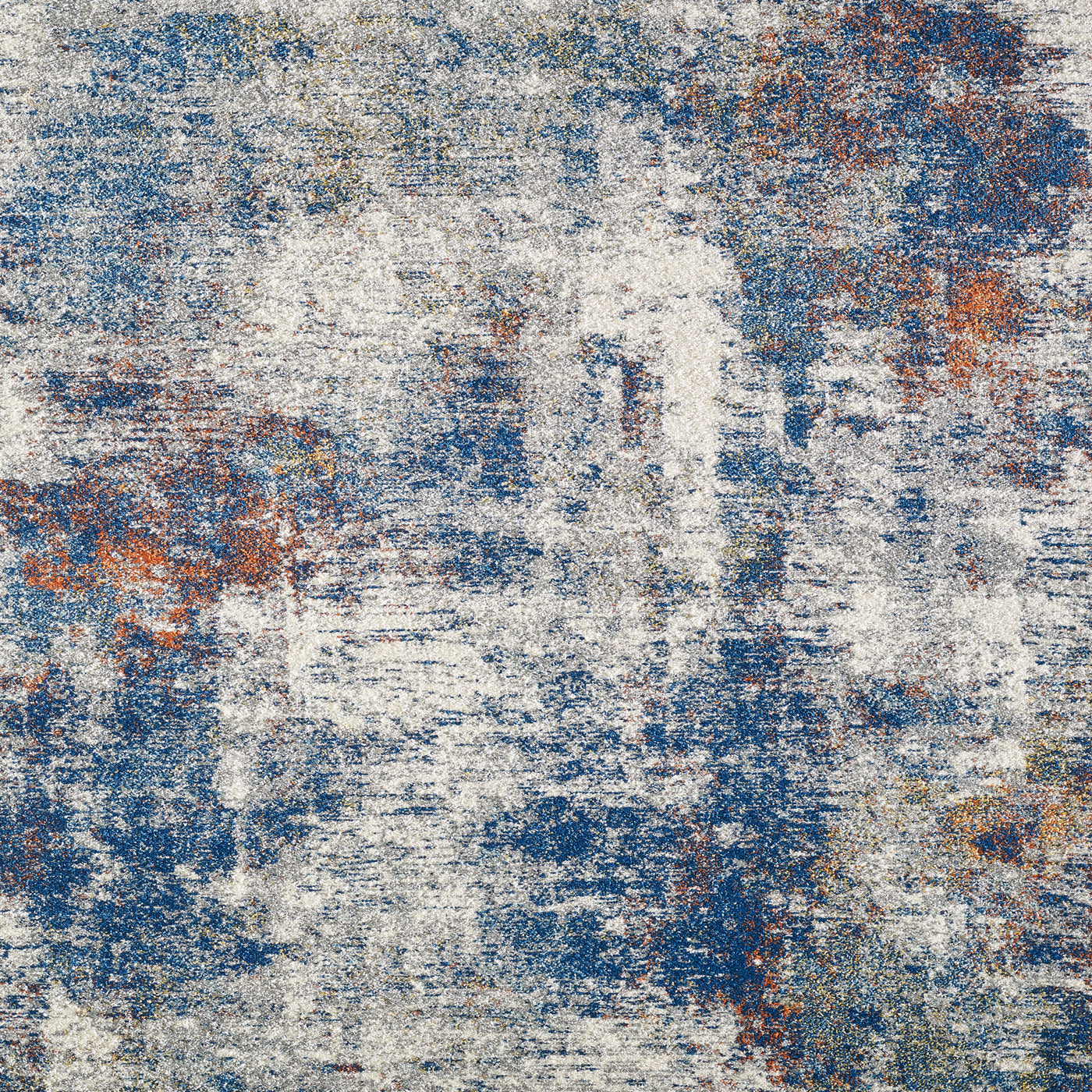 Aries 2' x 8' Distressed Multicolor Rug