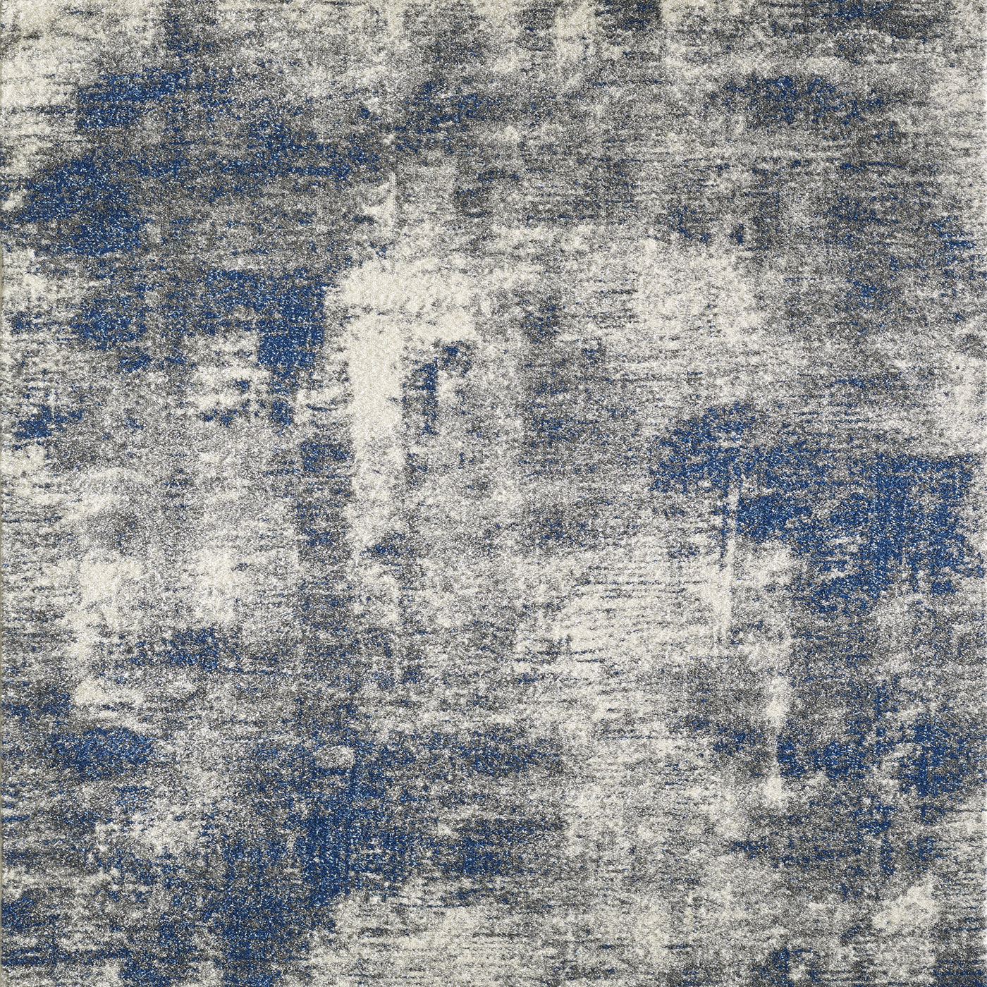 Aries 5' x 7' Distressed Blue/Cream Rug