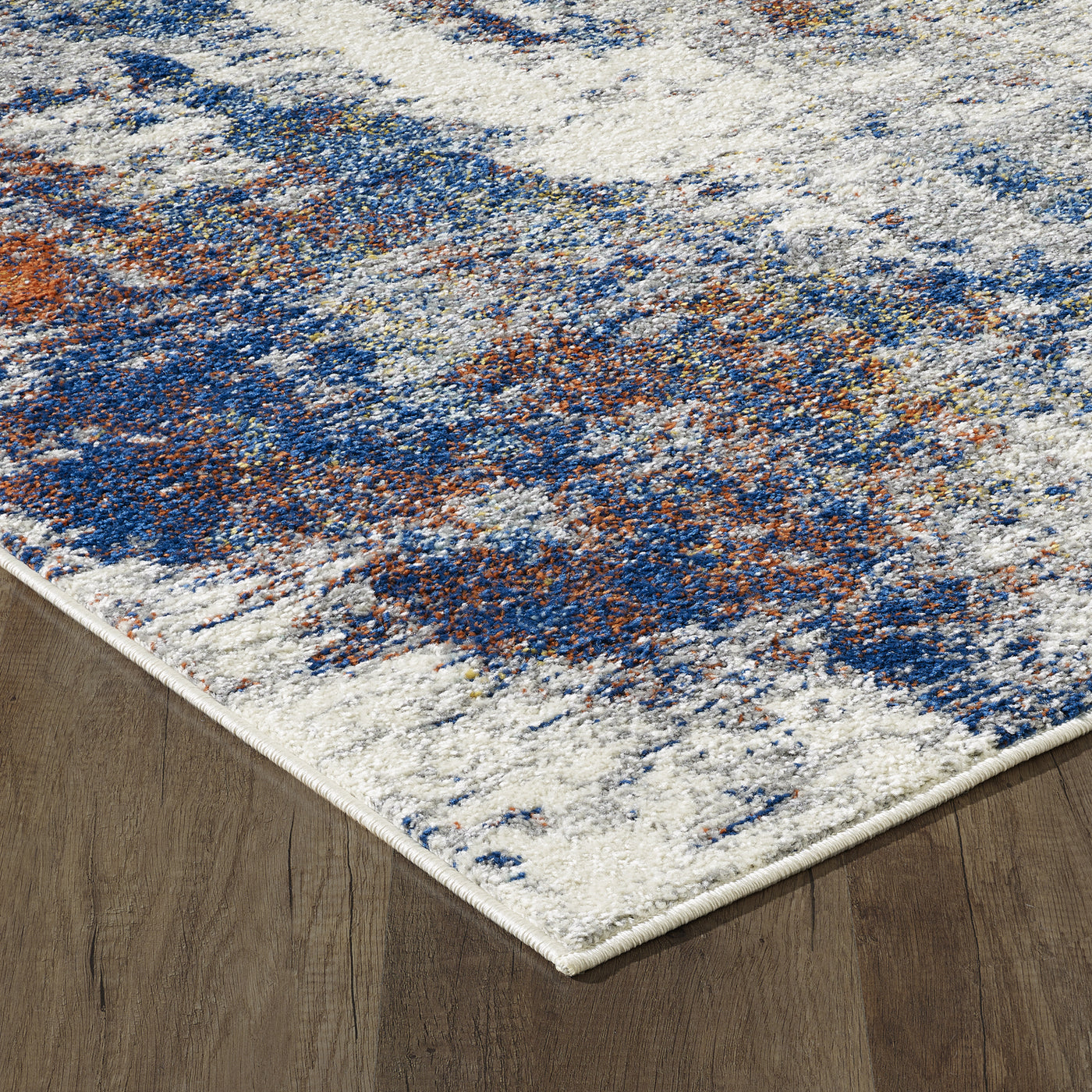 Aries 6' x 9' Distressed Multicolor Rug