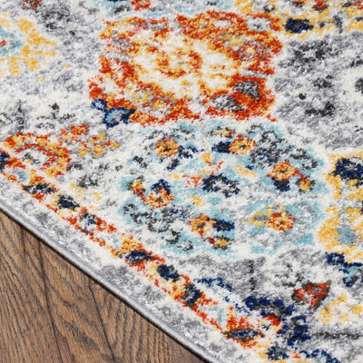 Blossom 2' x 8' Ikat Multicolor Rug